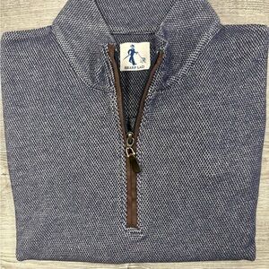 Sharp Lad Matteo Pattani Quarter Zip Pullover Sweater